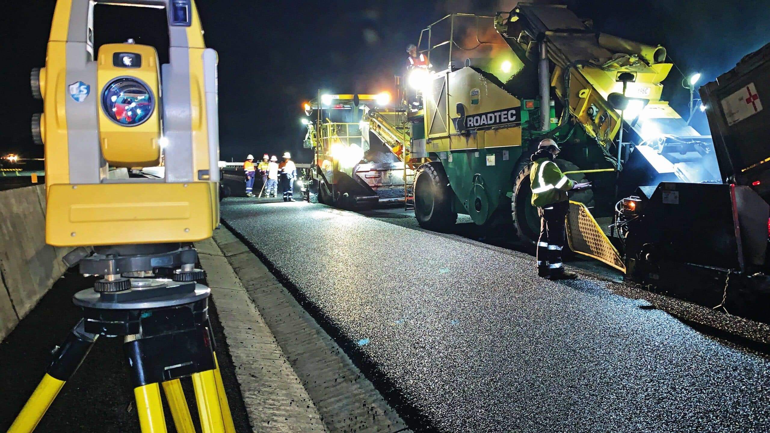 Under Aptella, Simon Chamberlain and his team provide technical support for critical infrastructure projects to paving crews nationwide.