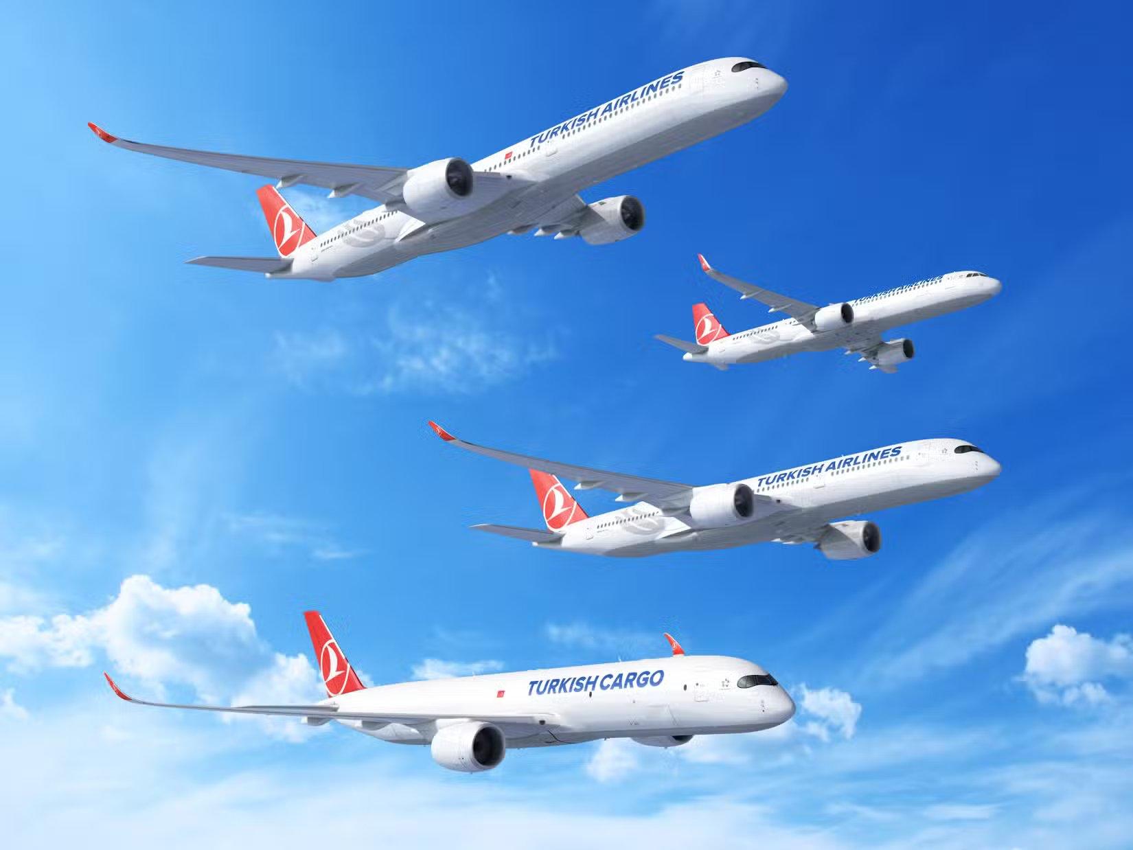 الخطوط الجوية التركية توقع طلبية إضافية لطائرات إيرباص: A350-900 وA350-1000 وA321neo وA350F