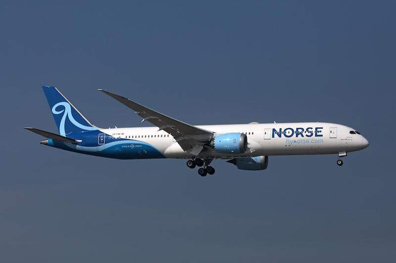طائرة نورس أتلانتيك 787 (norse 787)