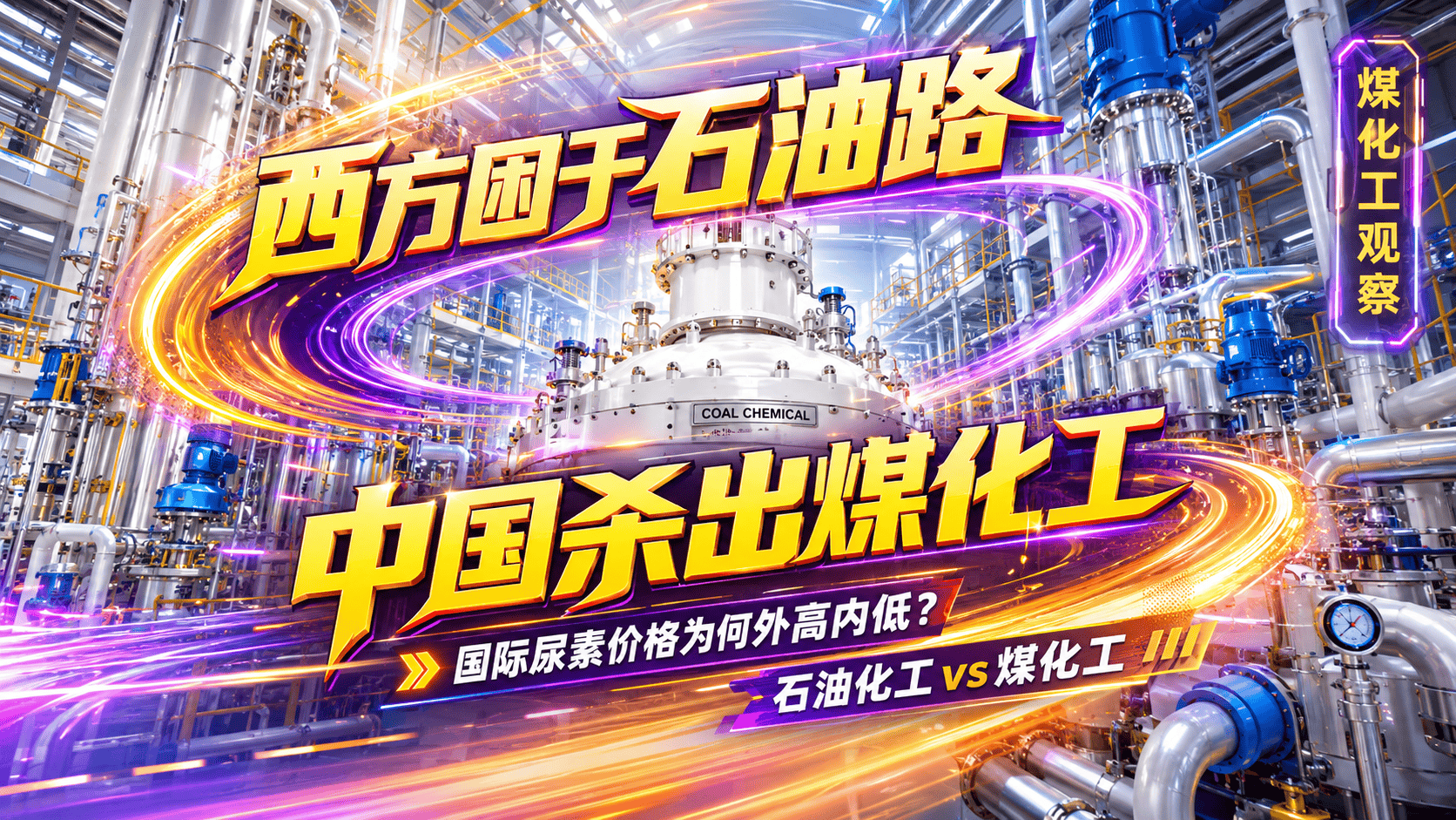 西方困于石油路，中国杀出煤化工全球化工产业正在出现一个奇怪的现象：国际尿素价格接近5000，而中国市场却不到2000。为什么会出现这样的巨大差价？答案藏在两条完全不同的工业路线里：一条是全球主流的石油