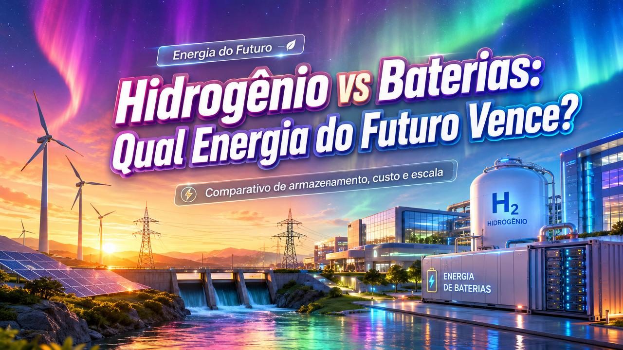 Hidrogênio vs Baterias： Qual Energia do Futuro Vence？