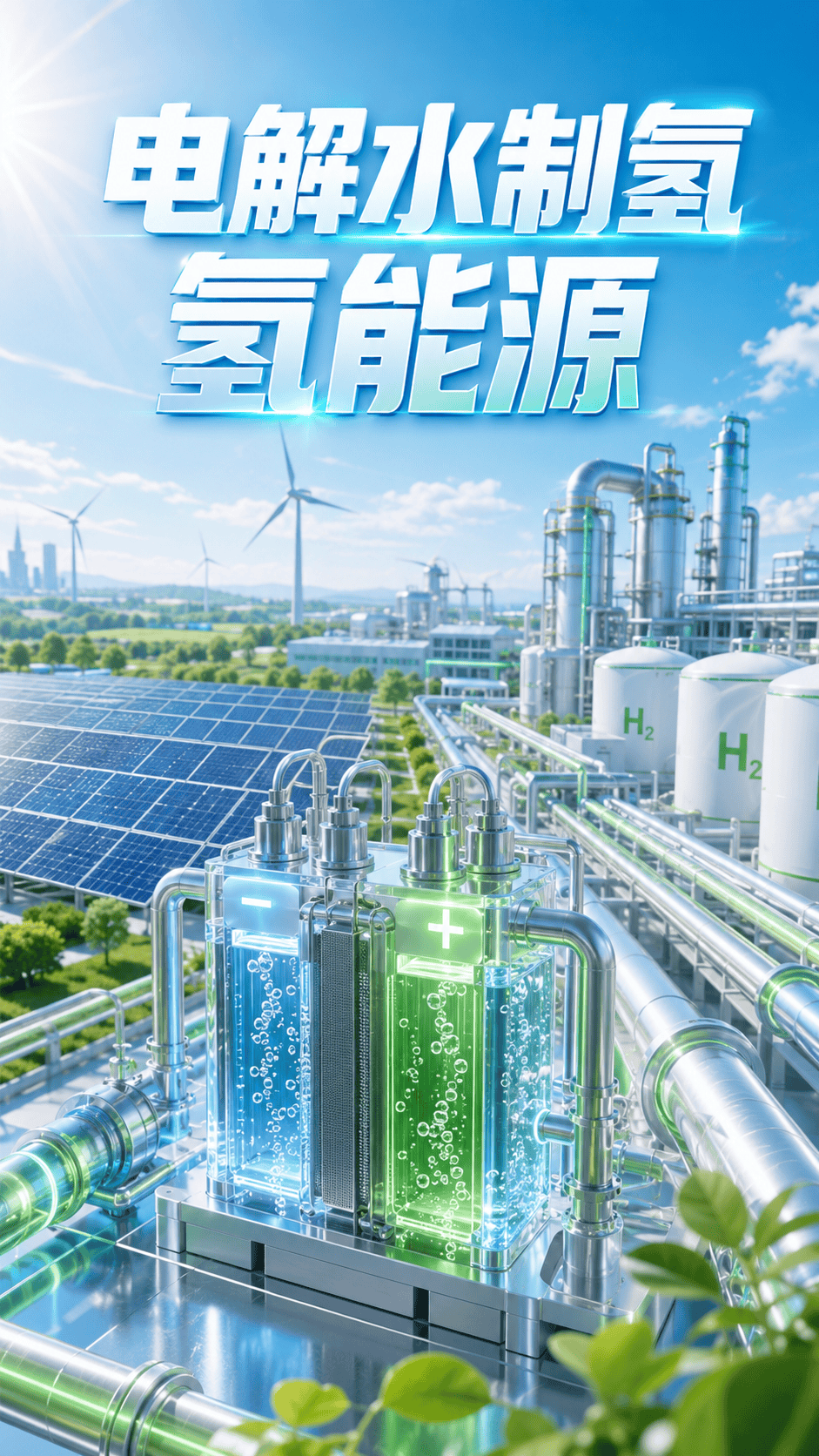 #电解水制氢#氢能源  一杯水的逆袭之路