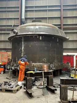 Fabricação do SQUID na Aurora Energy Services em Huntly