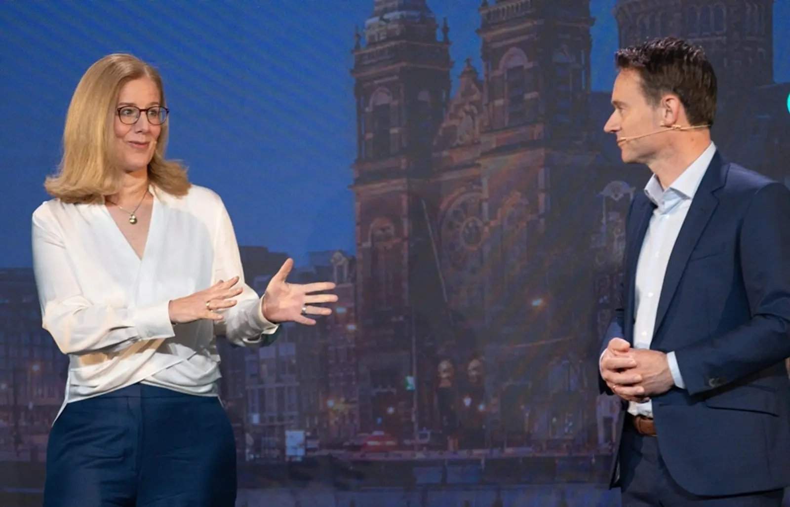 Sabine Erlinghagen y Joris de Groot. Imagen cortesía de Siemens