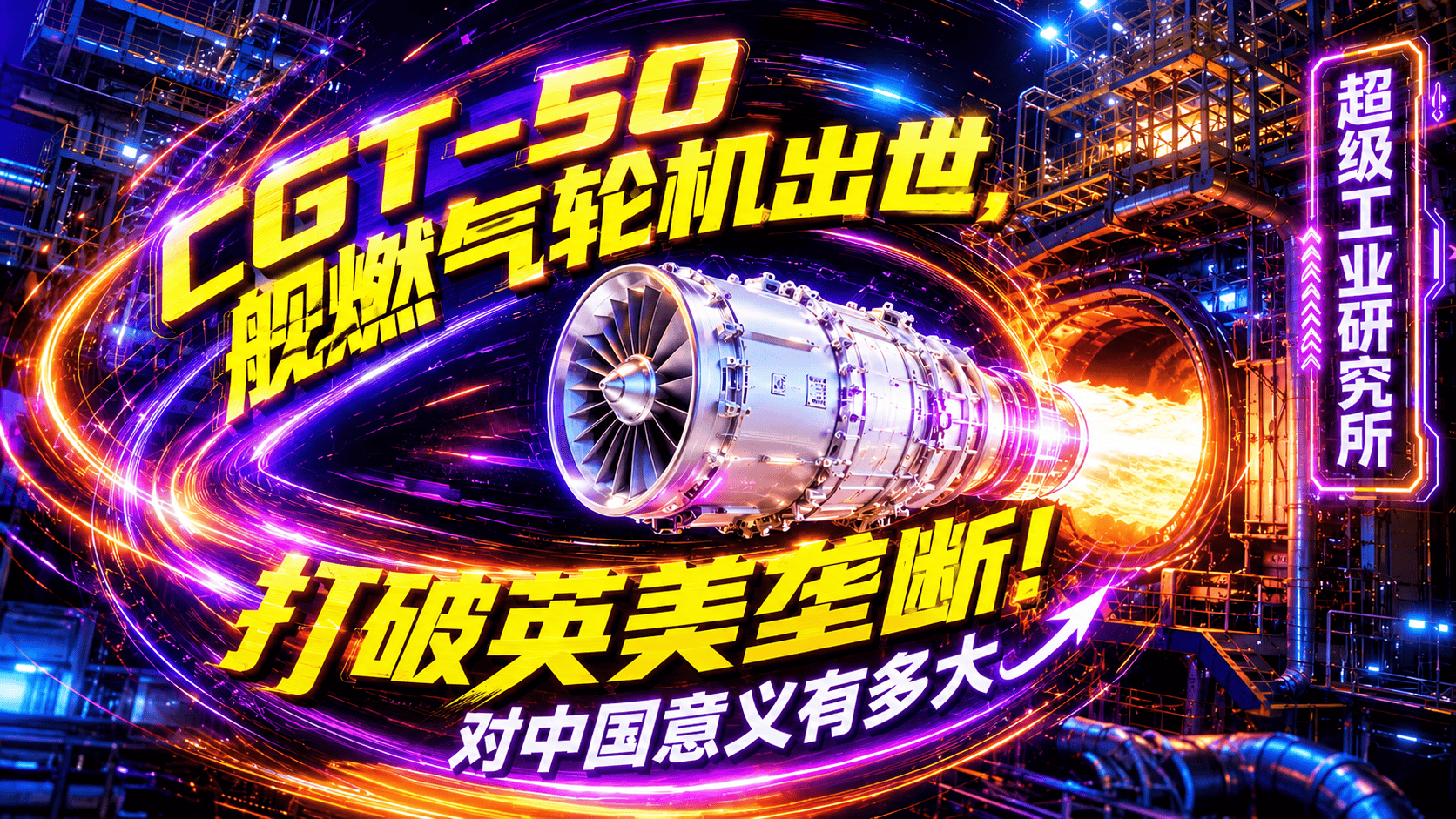 CGT-50舰用燃气轮机出世，打破英美垄断！对中国意义有多大 #全球创作者计划 #零基础看懂全球