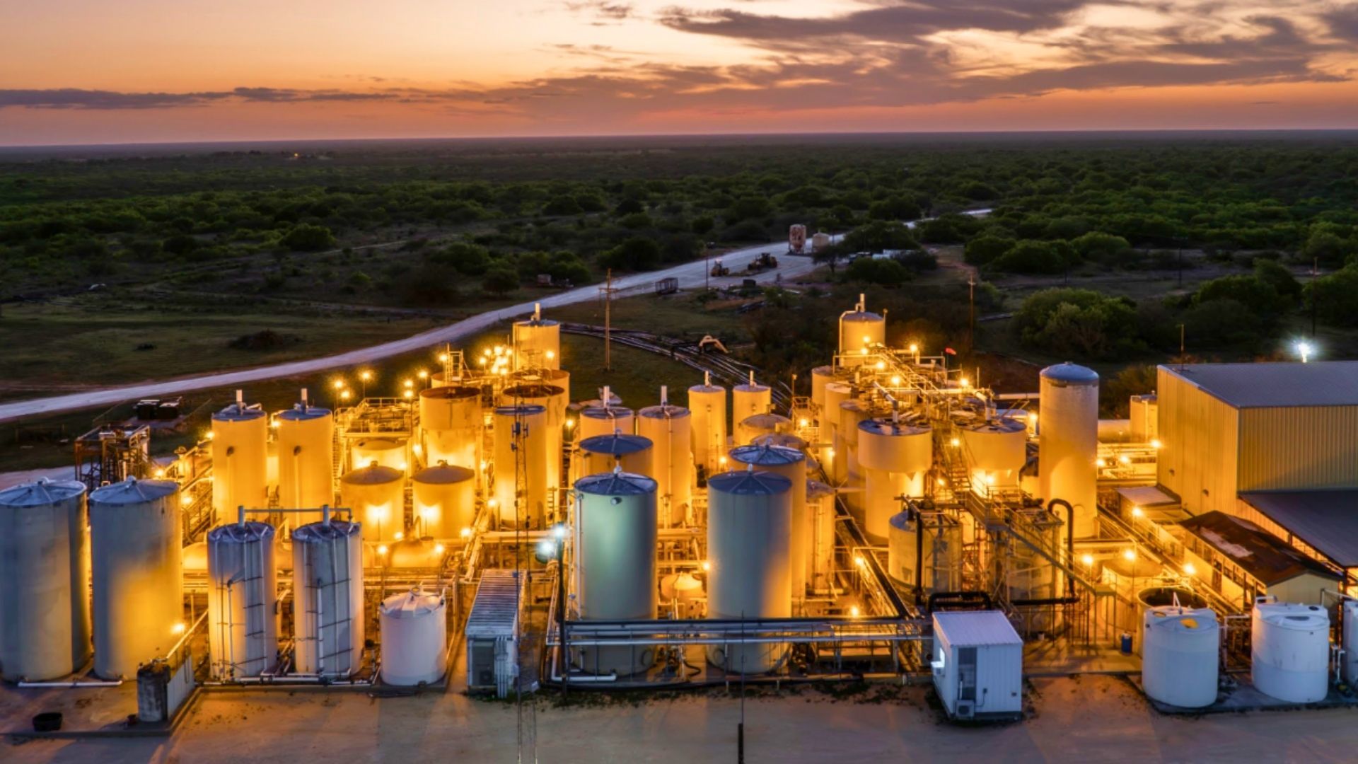 Usine centrale de traitement de l’uranium ISR d’Alta Mesa.