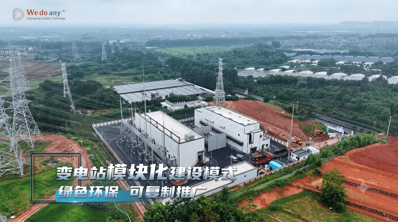 30秒看电网工程丨在土坡上建变电站 “预制的”才更“香”