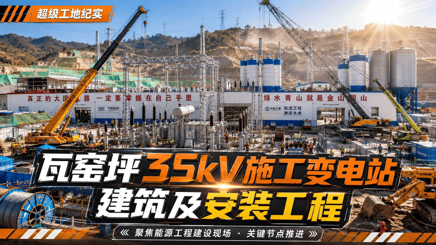 瓦窑坪35kv施工变电站建筑及安装工程#三峡水运新通道