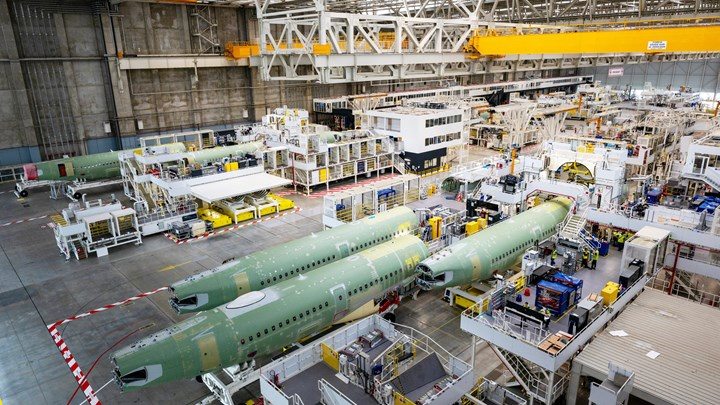 A320系列总装线。