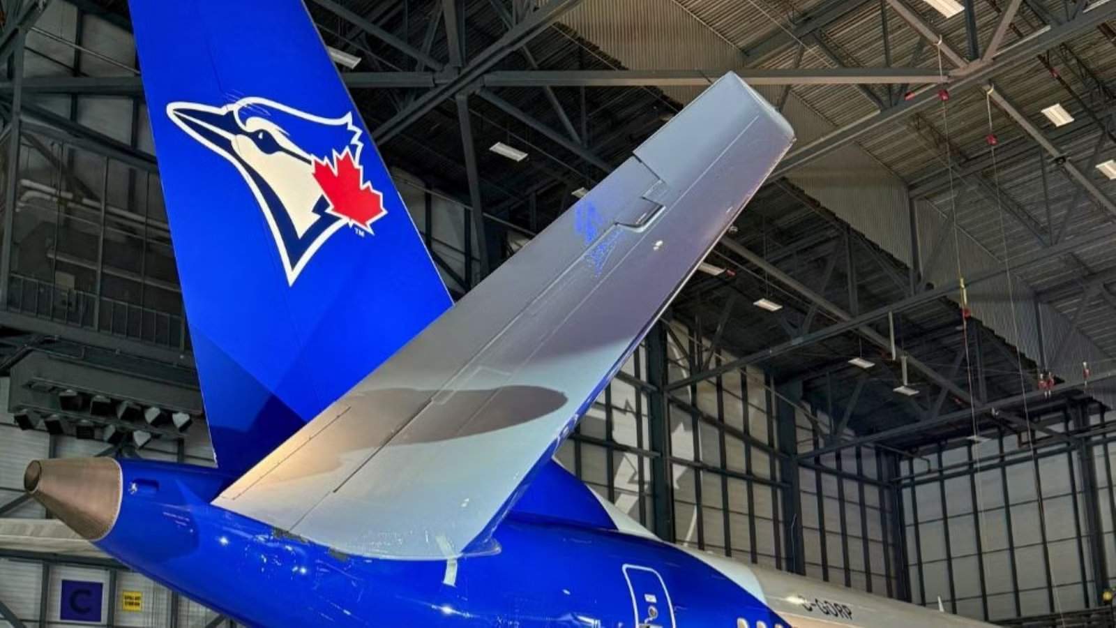 Ливрея WestJet в стиле Blue Jays