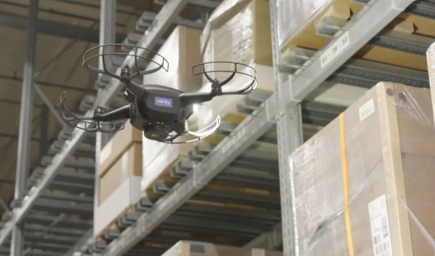 Dron de almacén volador galardonado con el premio IERA