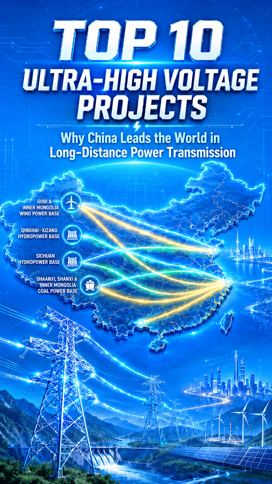 Top 10 UHV Projects Worldwide Just How Powerful Is China’s Power Grid
