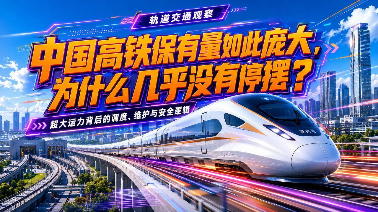 中国高铁发行量如此庞大，但为什么几乎没有停摆？#人间观察计划#闪光职人#光芒闪耀的你#大国工匠