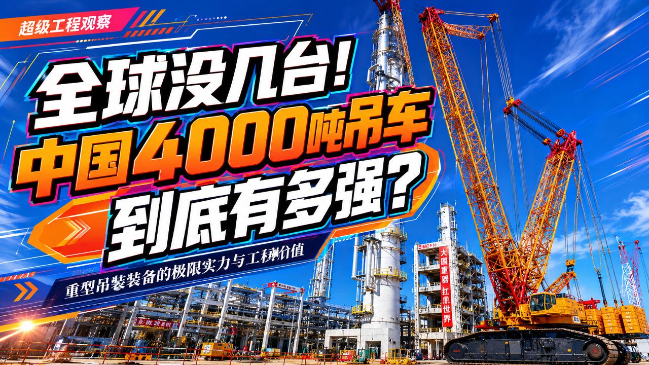 全球没几台！中国4000吨吊车到底有多强？#徐工起重机械 #大国重器 #中国制造 #吊车 #硬核机械