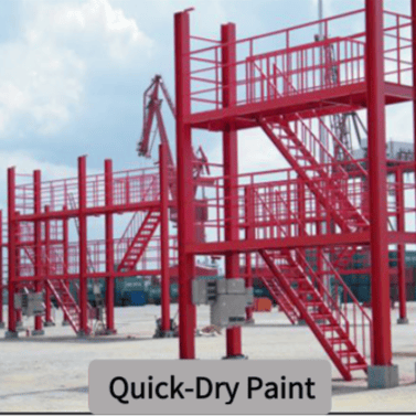 Fast-Drying Acrylic Polyurethane Industrial Paint for Steel Structure Metal Surface Paint for Corrosion and Rust Prevention