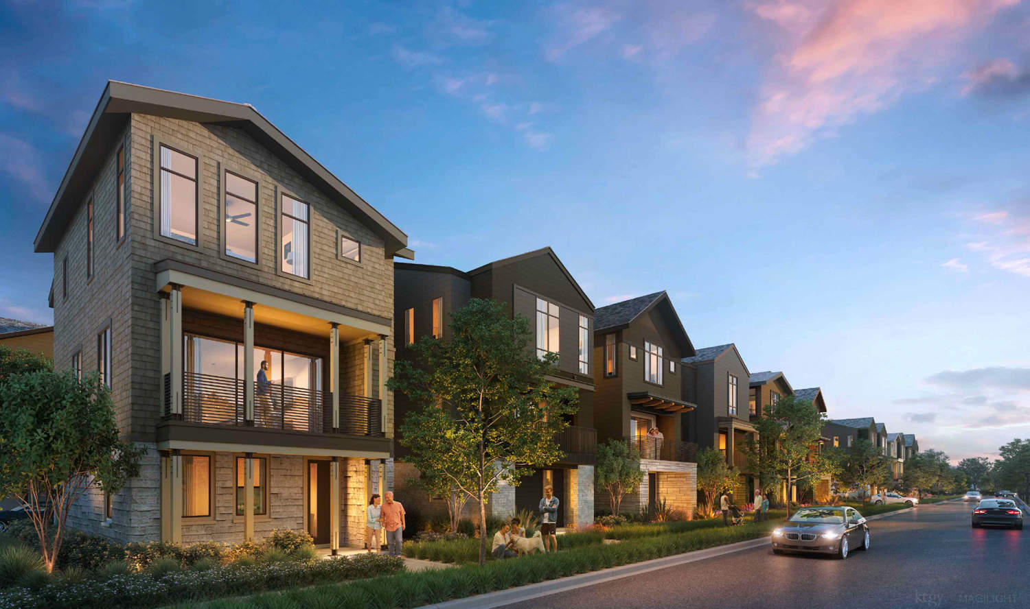 Logements de Parkline, rendu KTGY