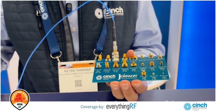 Everything RF @ IMS 2026 : Cinch Connectivity présente les dernières innovations de la gamme de produits RF Johnson