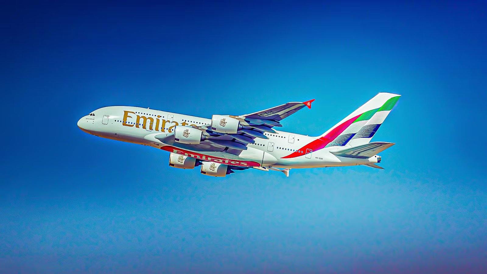 Miniature personnalisée de l’Airbus A380 d’Emirates