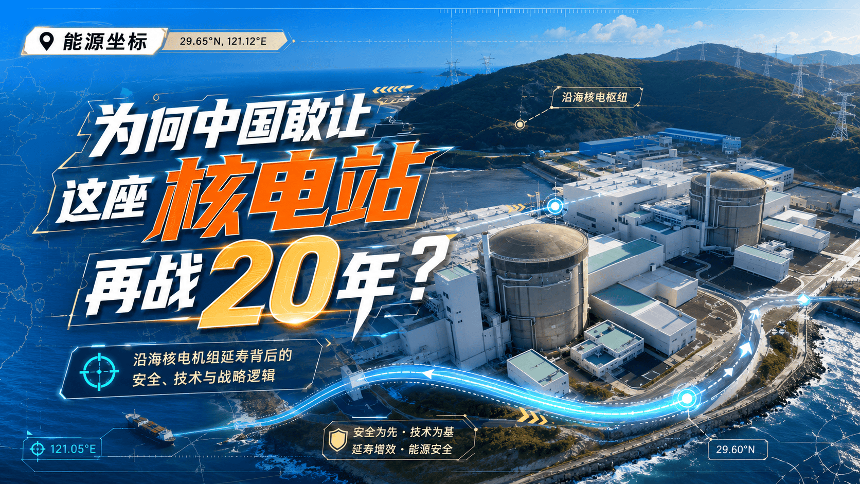 为何中国敢让这座核电站再战20年？#燃起来了大国重器 #核电