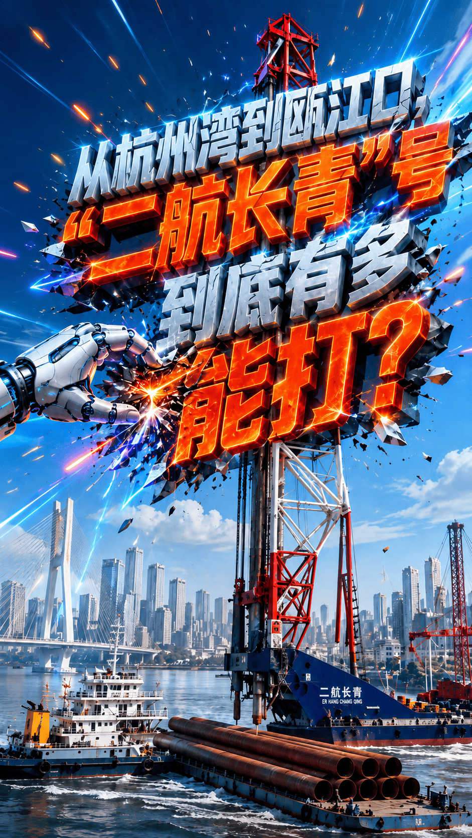 从杭州湾到瓯江口，“二航长青”号到底有多能打？#牢记嘱托砥砺奋进  （来源：二航局）