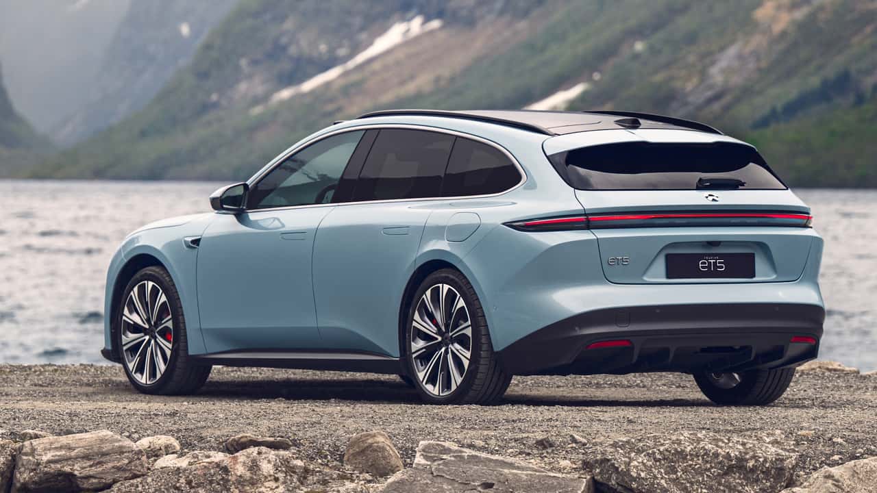Nio ET5 Touring: momentos ao ar livre
