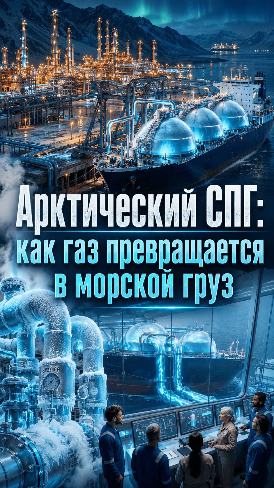 Арктический СПГ: как газ превращается в морской груз