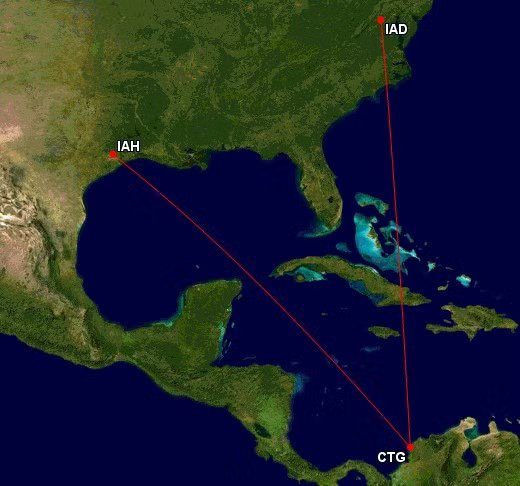 Neue Strecke von United Airlines nach Cartagena