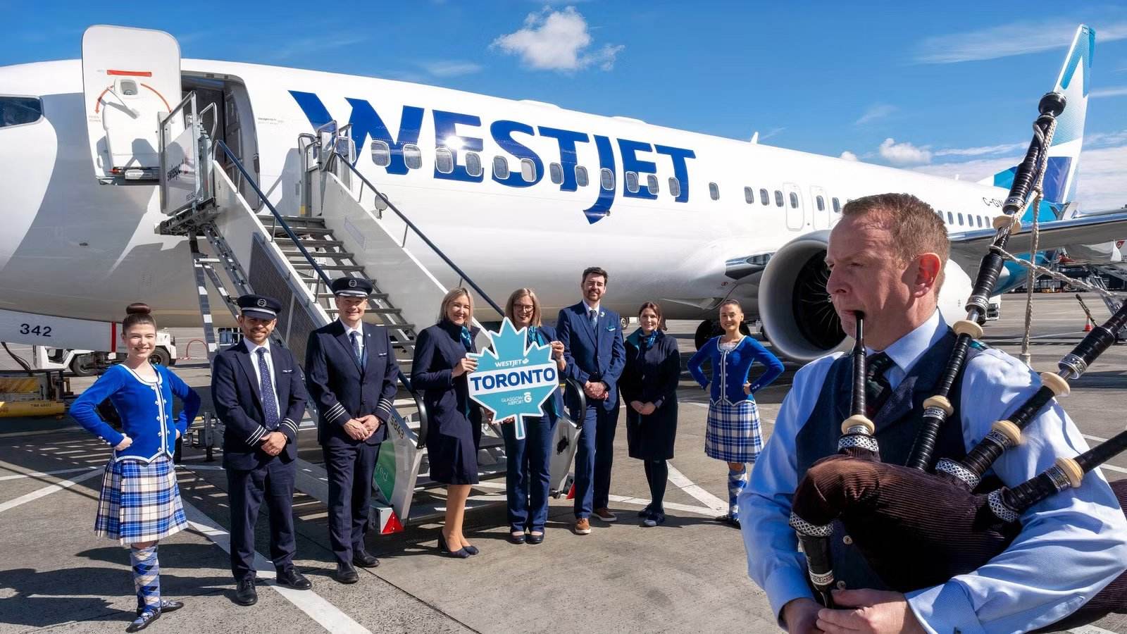 WestJet nimmt Flüge von Toronto nach Glasgow wieder auf
