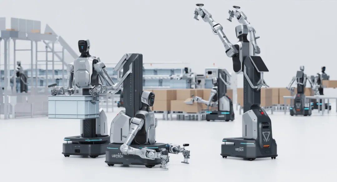 UBTECH stellt den radgetriebenen Industrie-Humanoidroboter Cruzr Y1 vor, Premiere auf der OPPO-Lieferkettentechnologieausstellung