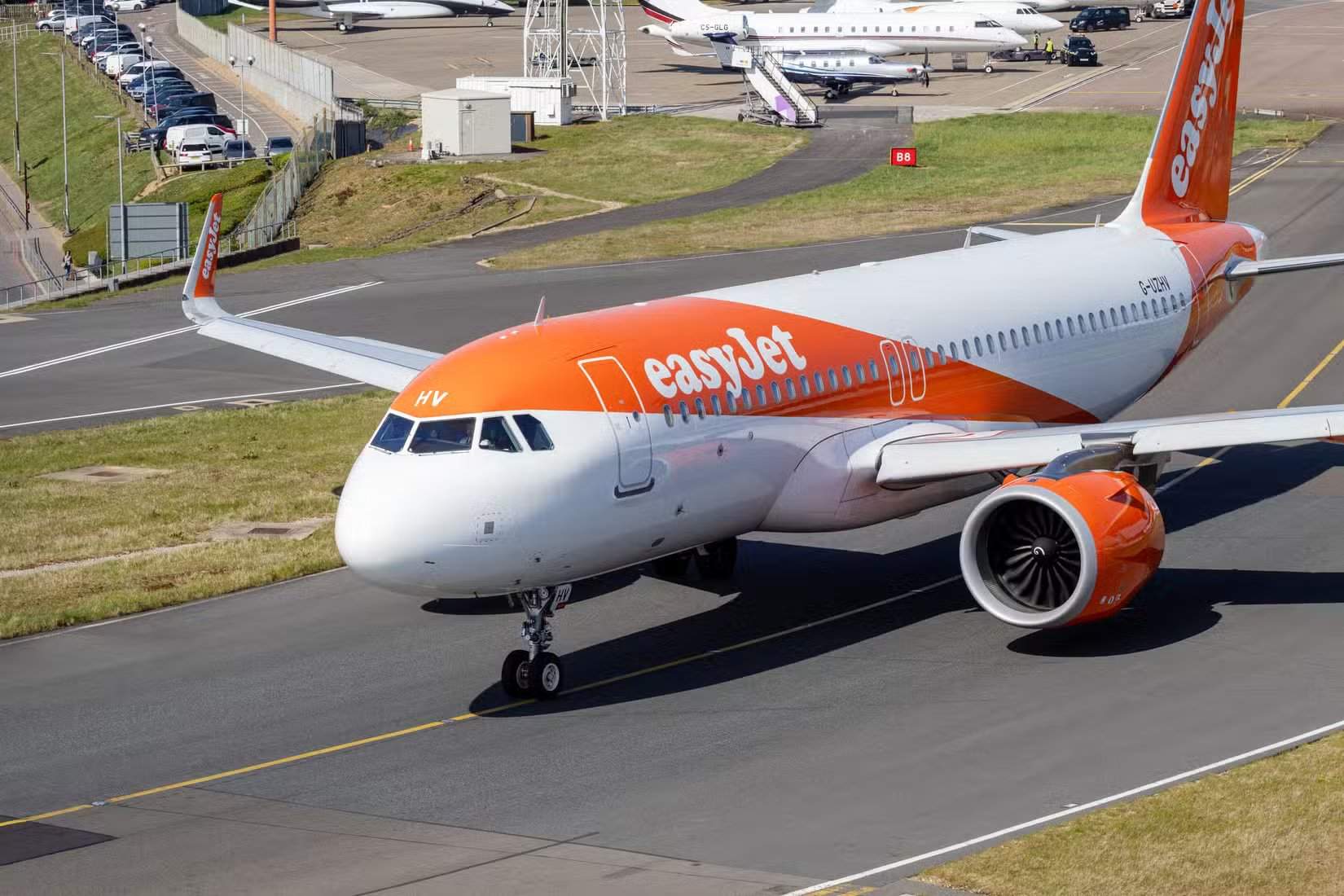 Un Airbus A320 d'easyJet