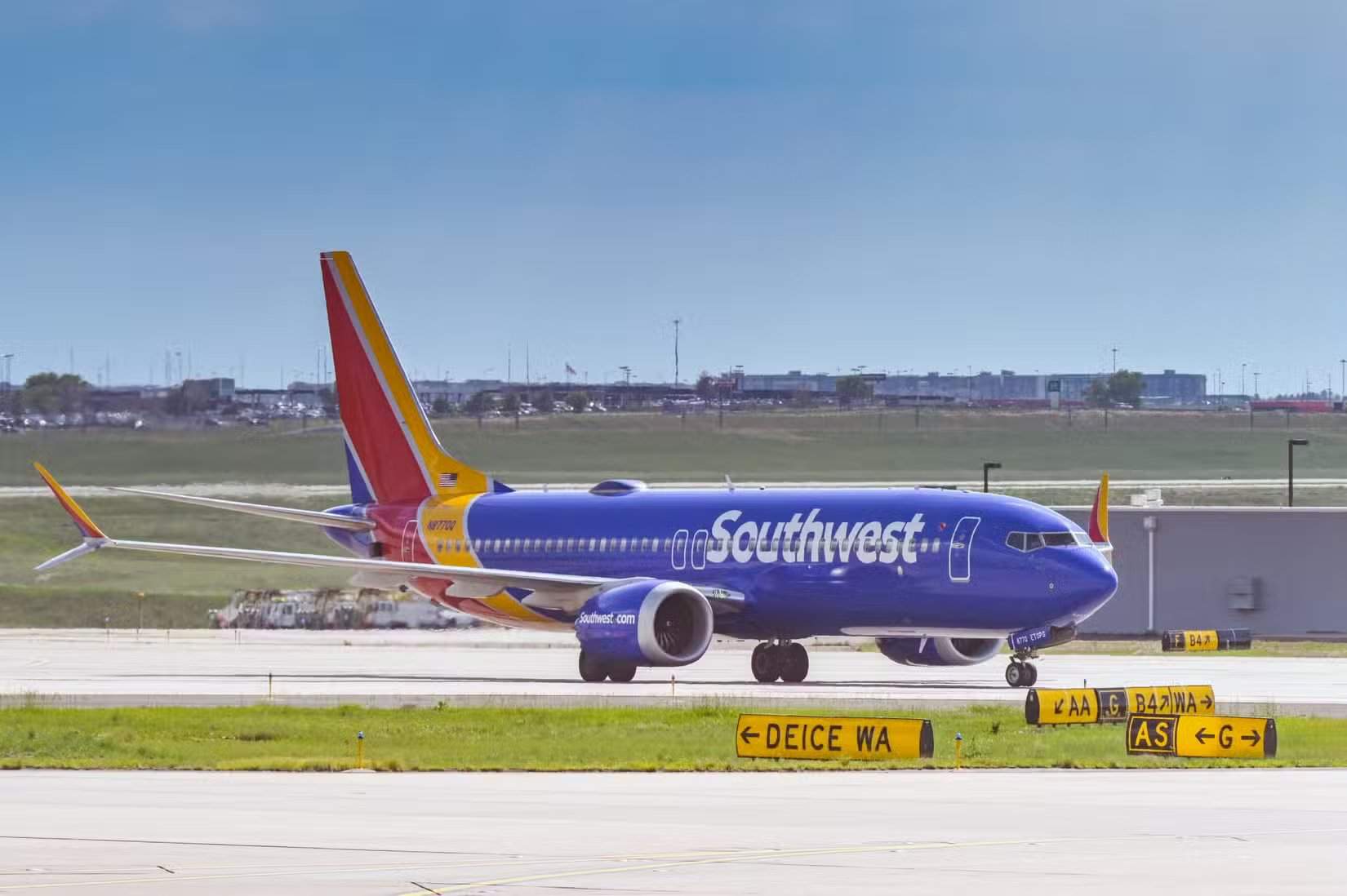 Southwest Airlines 737 taxiando