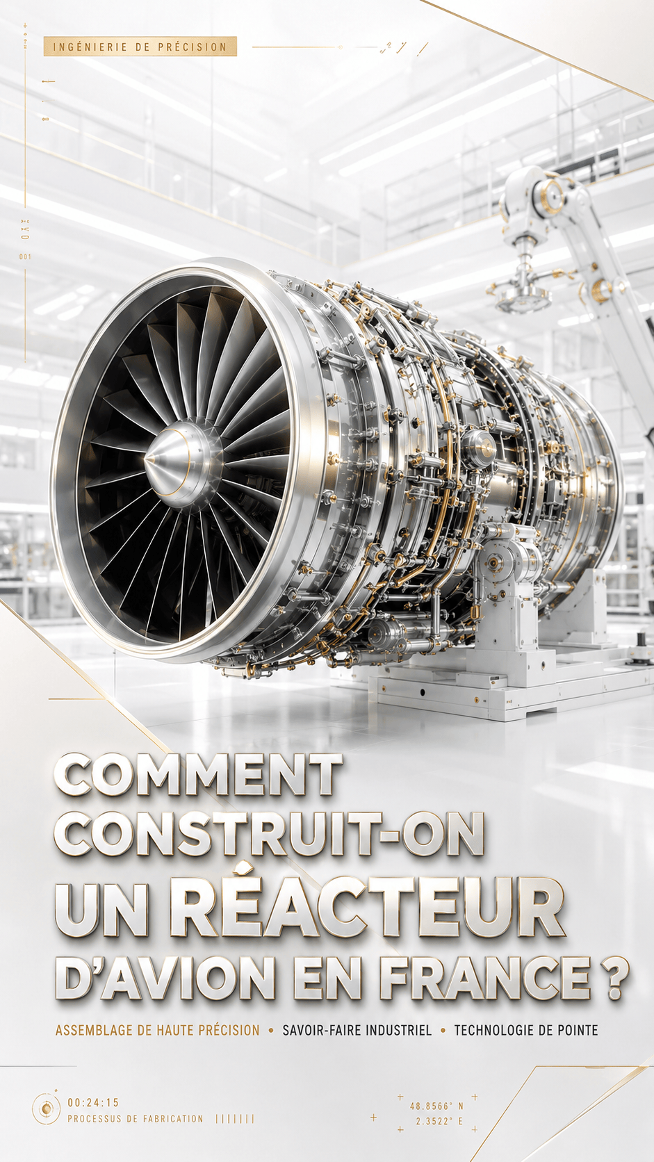 Comment on construit un réacteur d’avion en France ? #france #avion #aviation #cokpit