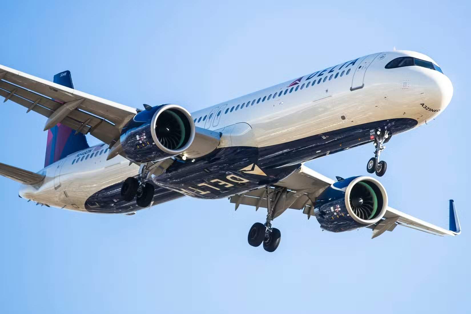 Airbus A321neo de Delta Air Lines en vuelo