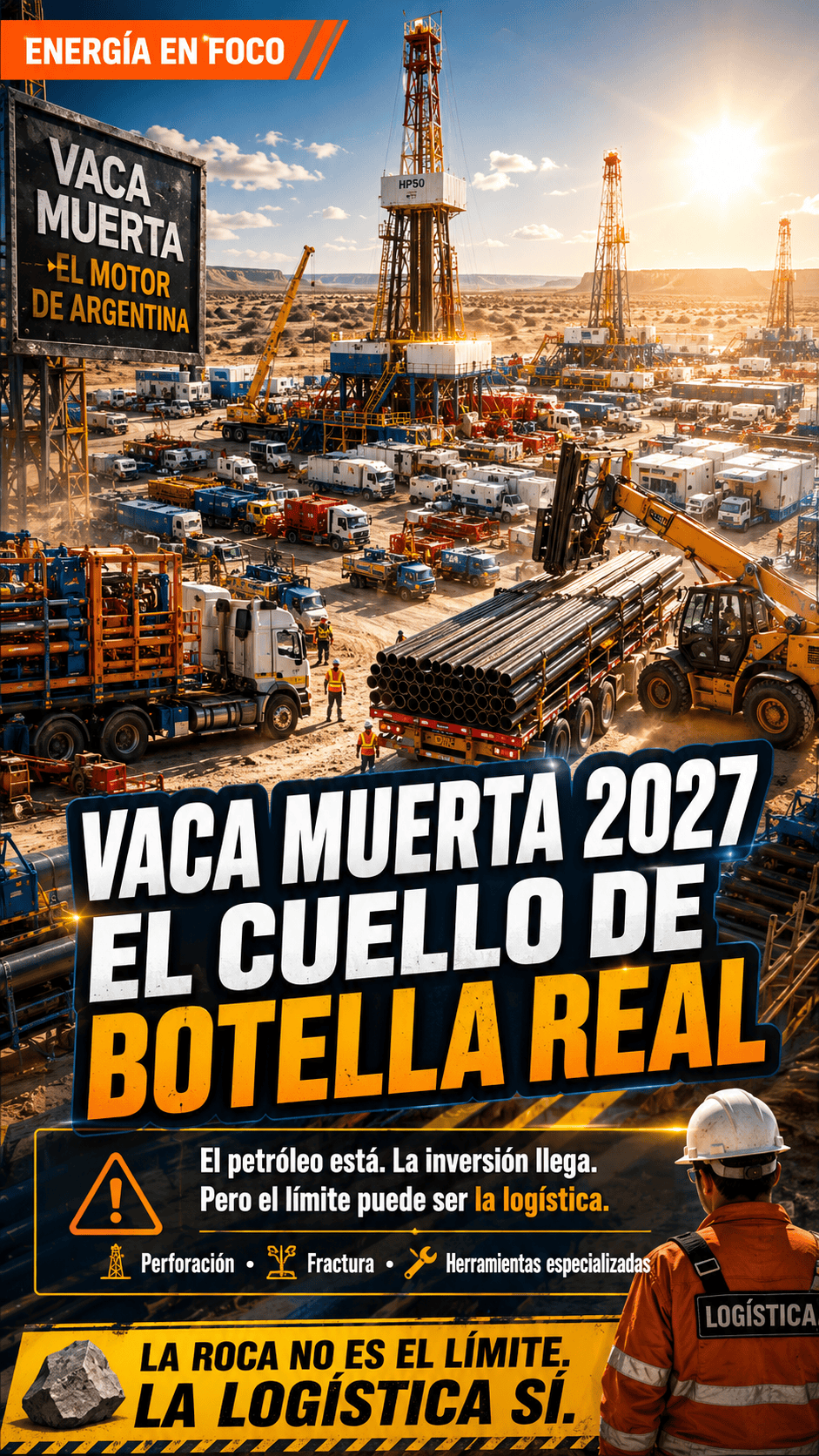 El petróleo está. La inversión llega. Pero hay un problema que casi nadie habla. Para 2027, Vaca Mue