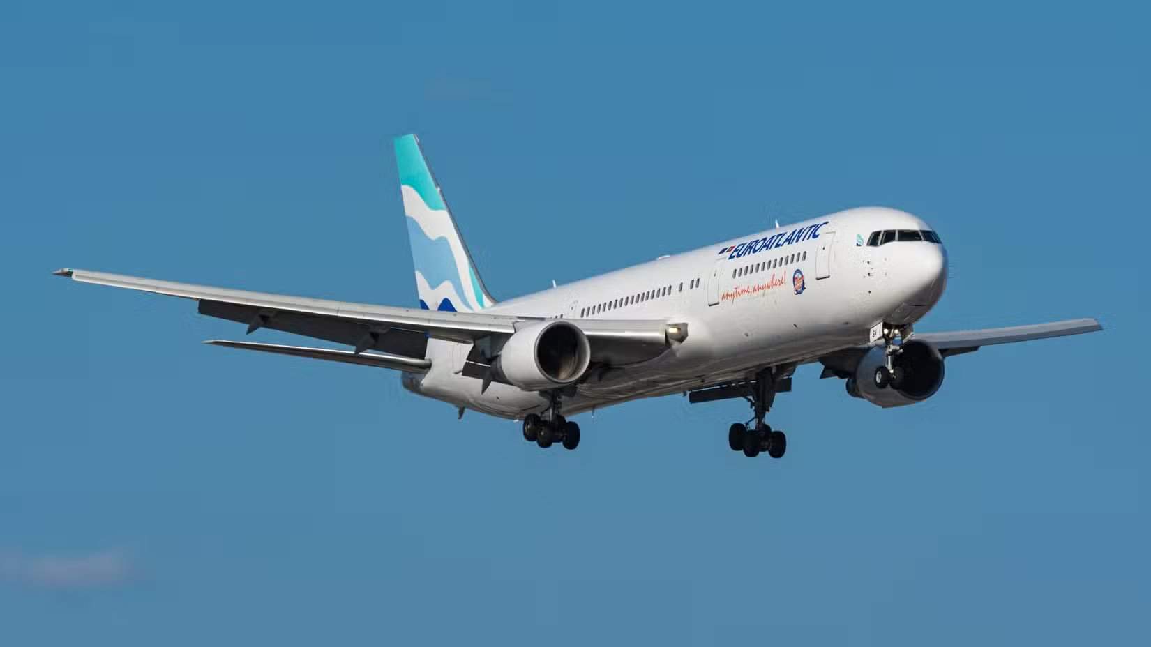 EuroAtlantic Airways 767 im Fünfer-Anflug