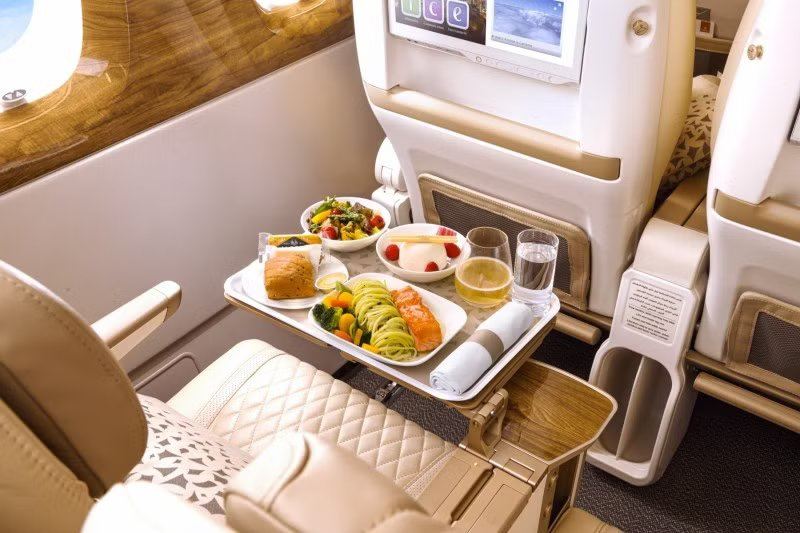 Emirates Premium Economy Sitz