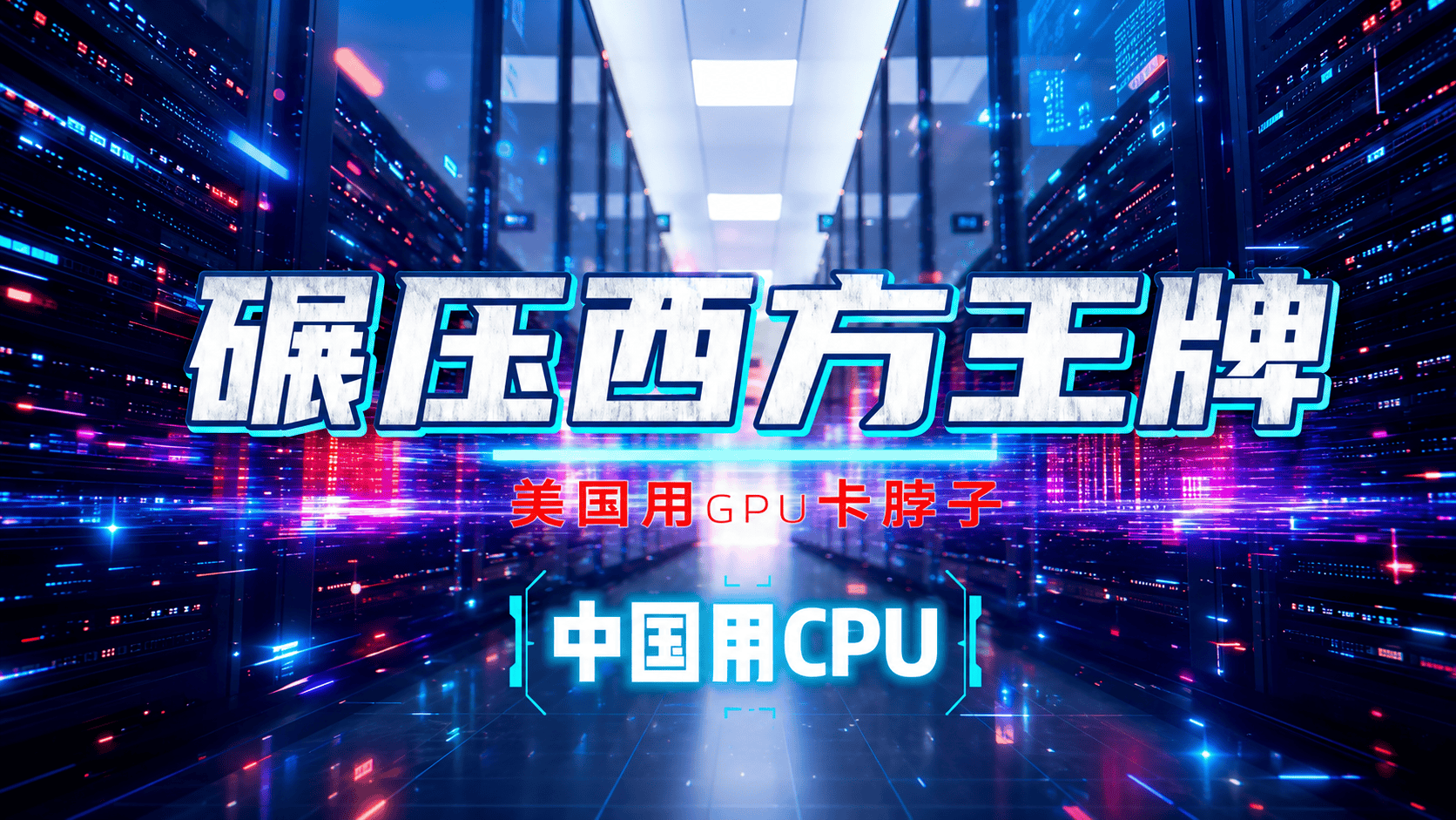 美国用GPU卡脖子，中国用CPU造出全球第一超算碾压西方王牌#中国超算 #灵晟 #自主研发 #科技 #全球超算500强新榜单