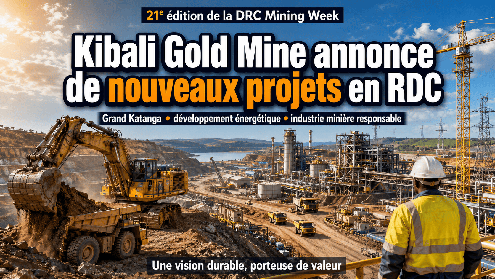 À la 21ᵉ édition de la DRC Mining Week, Kibali Gold Mine a annoncé de nouveaux projets d’exploitatio