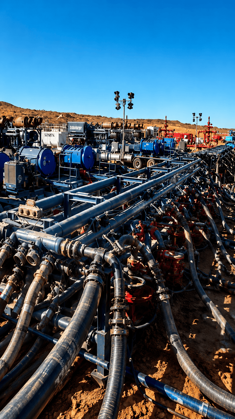 La presión del agua en tu casa es 50 PSI. La presión que usan para romper la roca en Vaca Muerta es