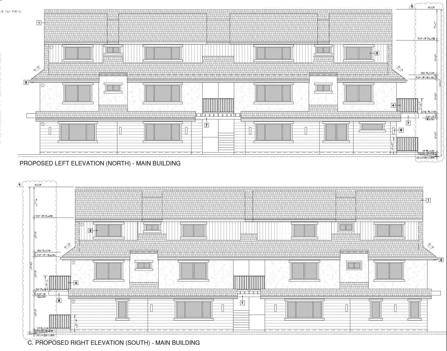 Fassadenansicht der 333 Franklin Street, erstellt von Hau-Ching Liao