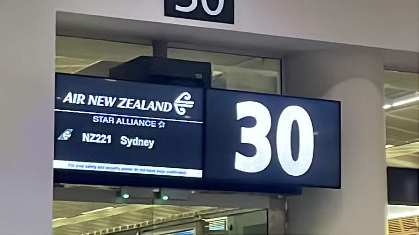 NZ221 Christchurch para Sydney
