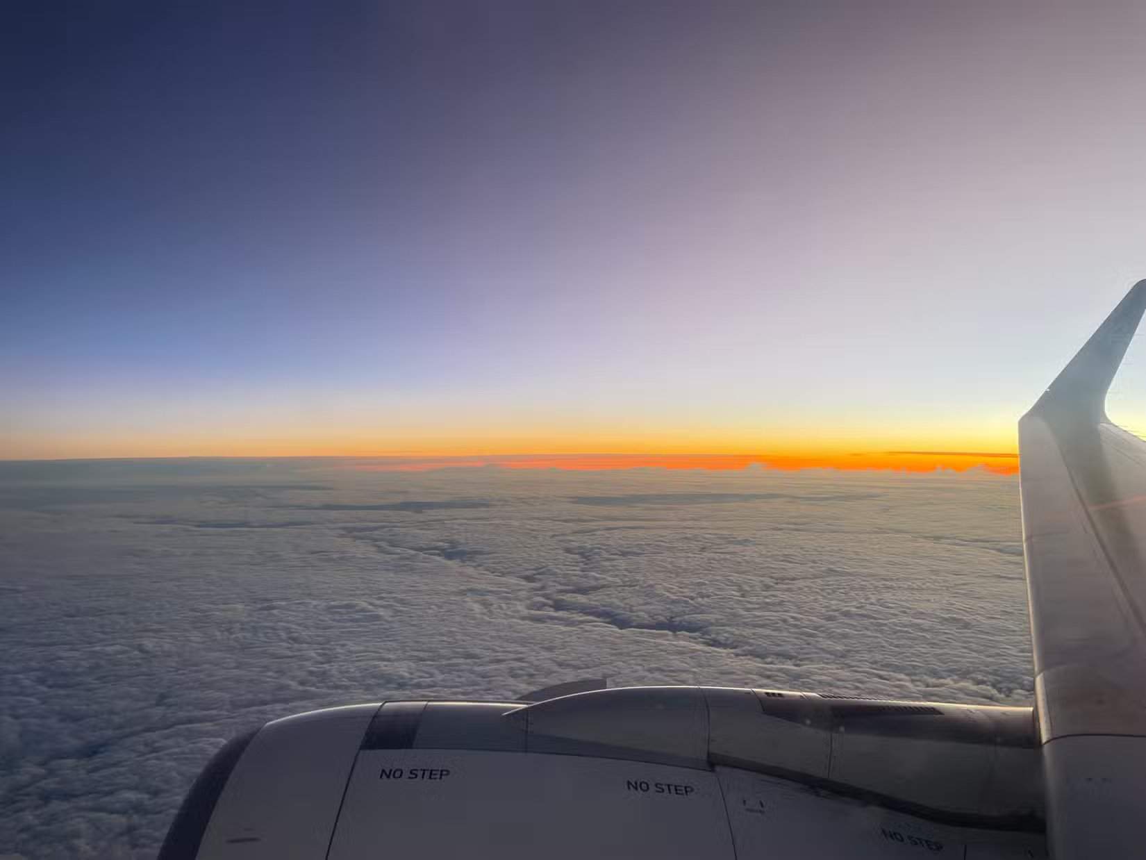 Vista do voo do Airbus A320neo da Air New Zealand de Christchurch para a Austrália