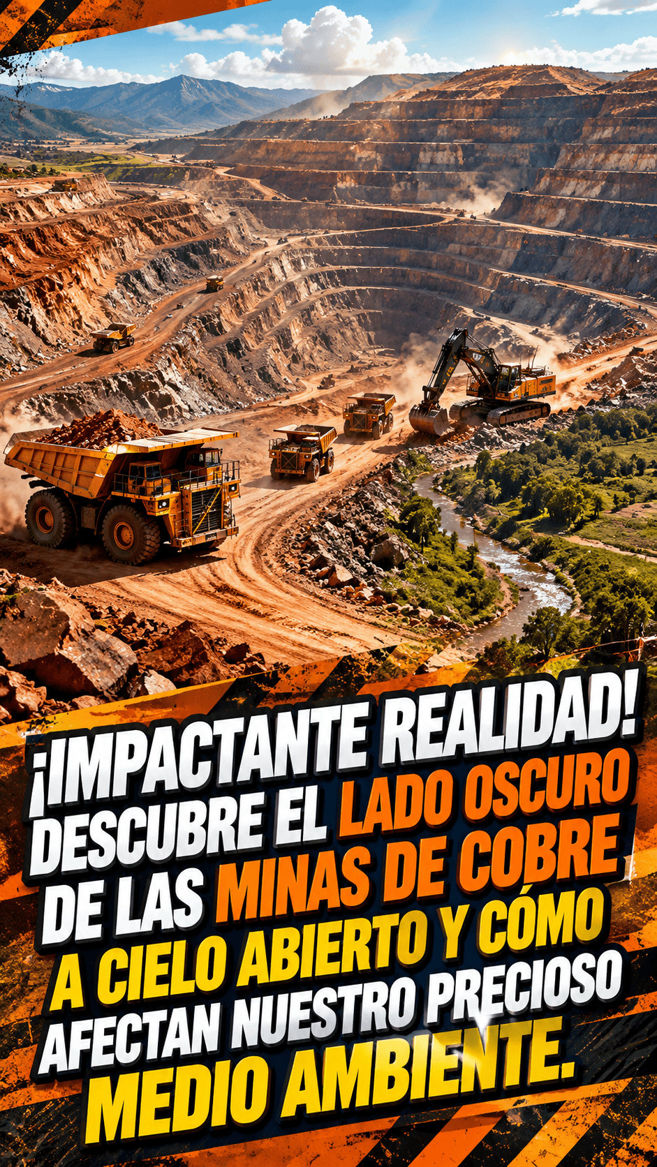 ¡Impactante realidad! Descubre el lado oscuro de las minas de cobre a cielo abierto y cómo afecta