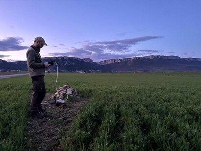 Hydrogen testing. Image courtesy of Mantle8.