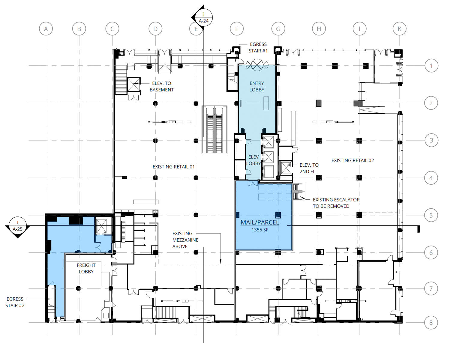Proposed residential floor plan of 901 Market Street, drawn by Ankrom Moisan Architects