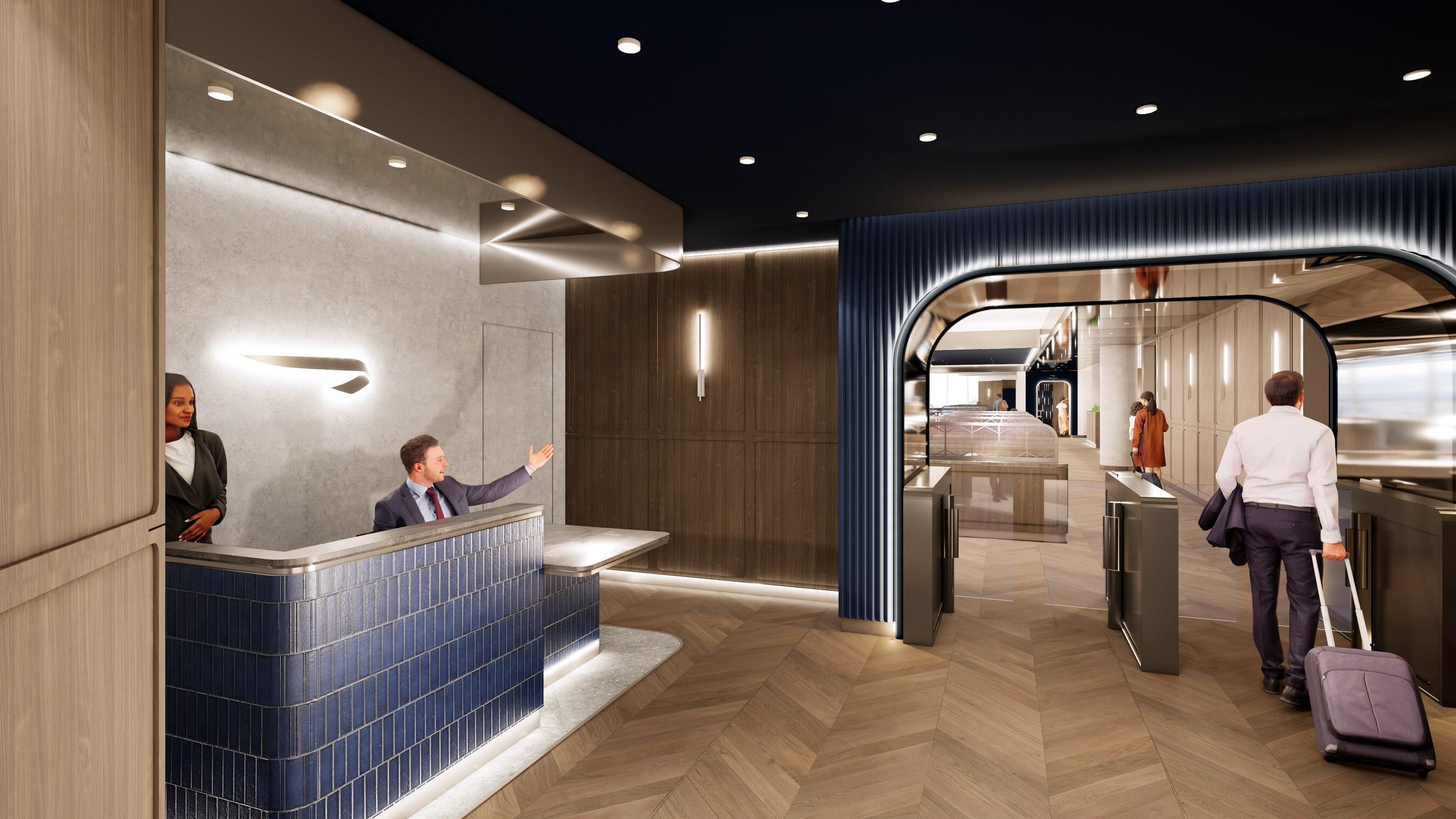 Neugestaltung der Newark-Lounge von British Airways feiert Premiere (Quelle: Gensler)