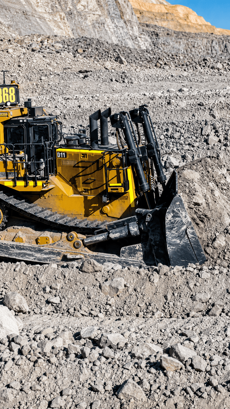 Just a couple of guys playing with really big remote-controlled toys. #dozers #autonomous #bigtruck