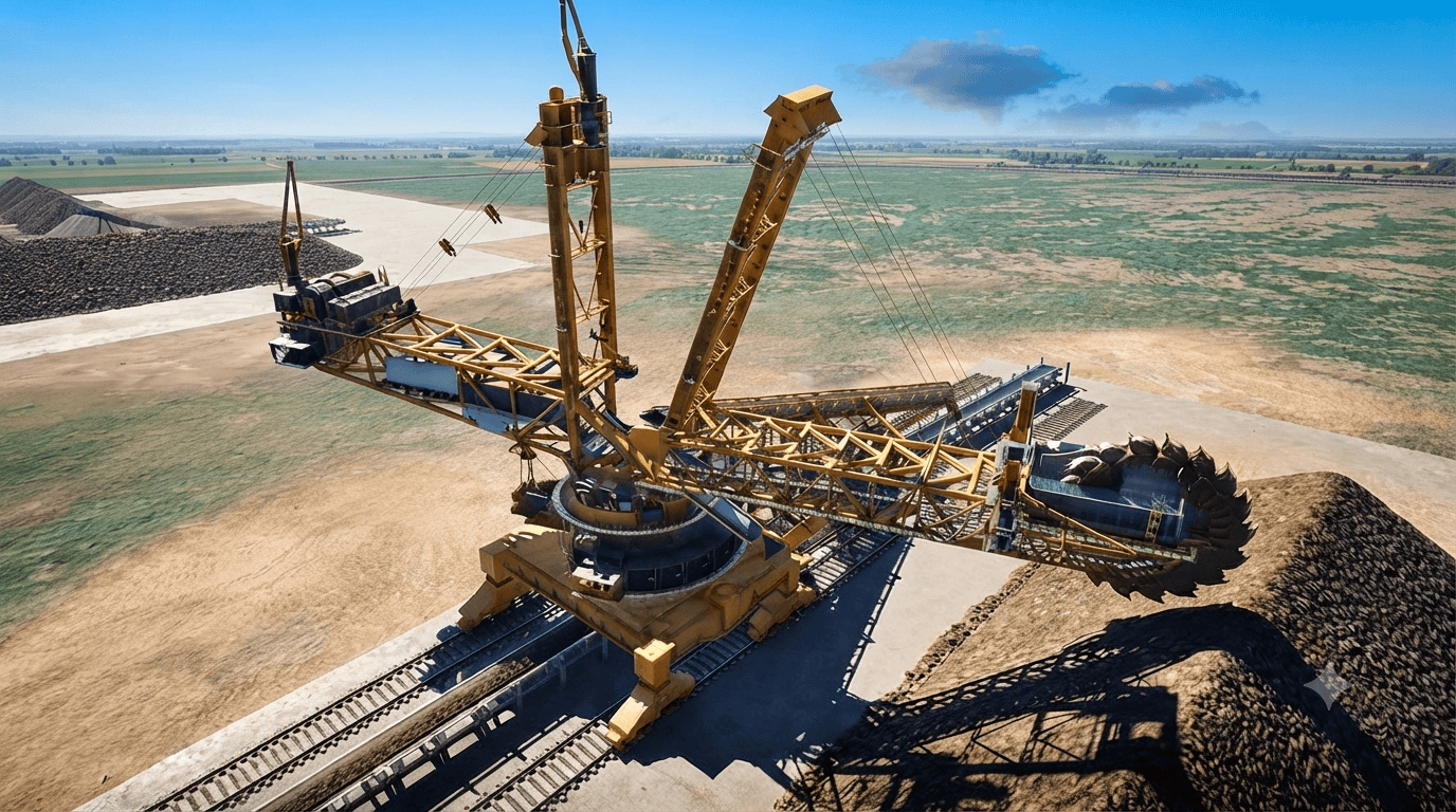 The mining stacker reclaimer is widely used in ore stockyards, coal terminals, and large-scale minin