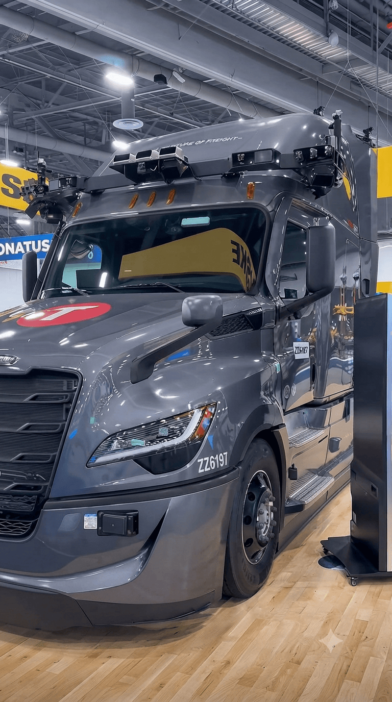 Self-driving Freightliner Cascadia by Torc, planning for a 2027 launch. ?? #trucking #autonomous #ow