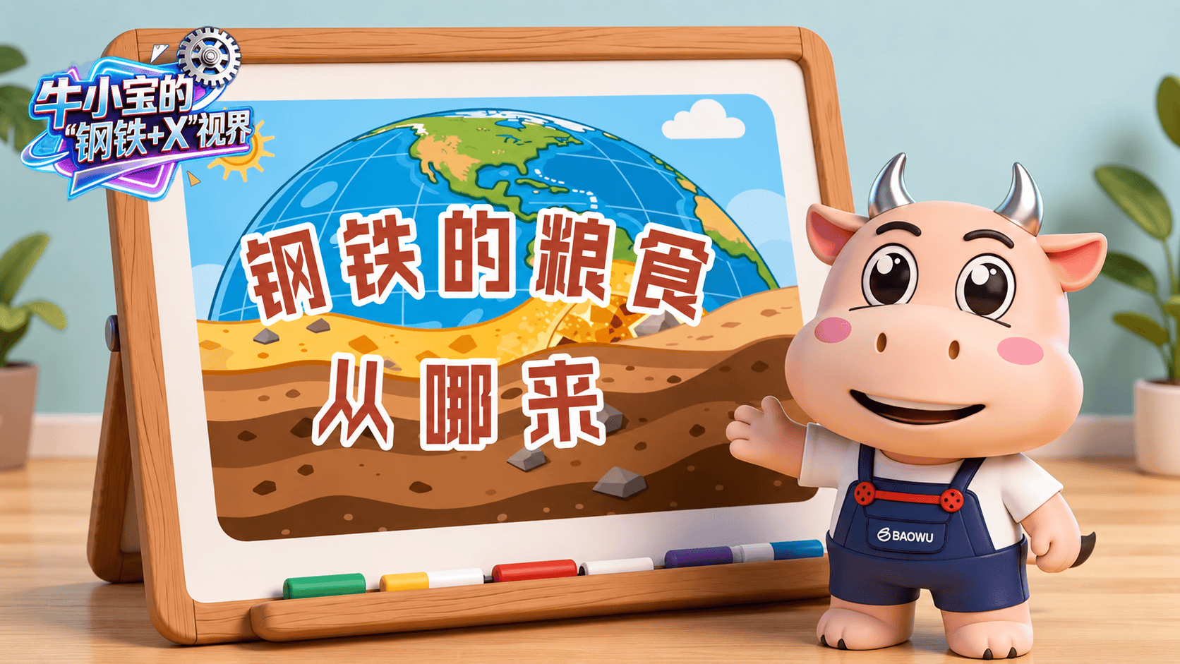 钢铁的粮食从哪来？——牛小宝的“钢铁+X”视界（四）（视频：集团公司企业文化与品牌管理部、宝武资源企业文化部）#央企AI视界